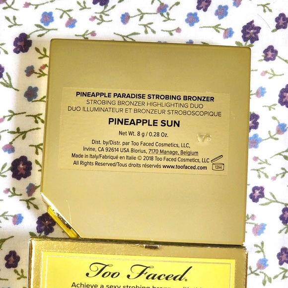 New Too Faced Tutti Frutti Pineapple Paradise Bronzer Highlighter Duo - Picture 6 of 6